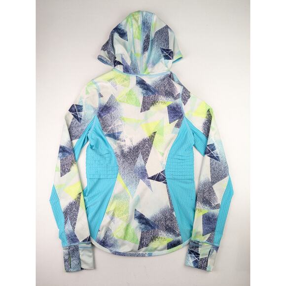 Ivivva Scuba Geo Pattern Sweatshirt Jacket - Girls 12 - Picture 7 of 8